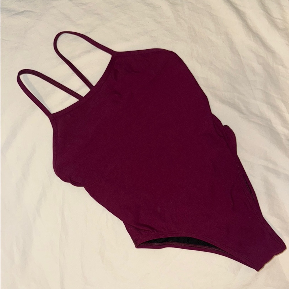 Jolyn onesie Perry Cabernet practice suit